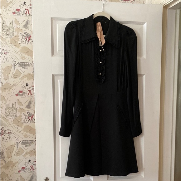 No. 21. Little Black Cocktail Dress. Sz. 40. - Picture 2 of 12